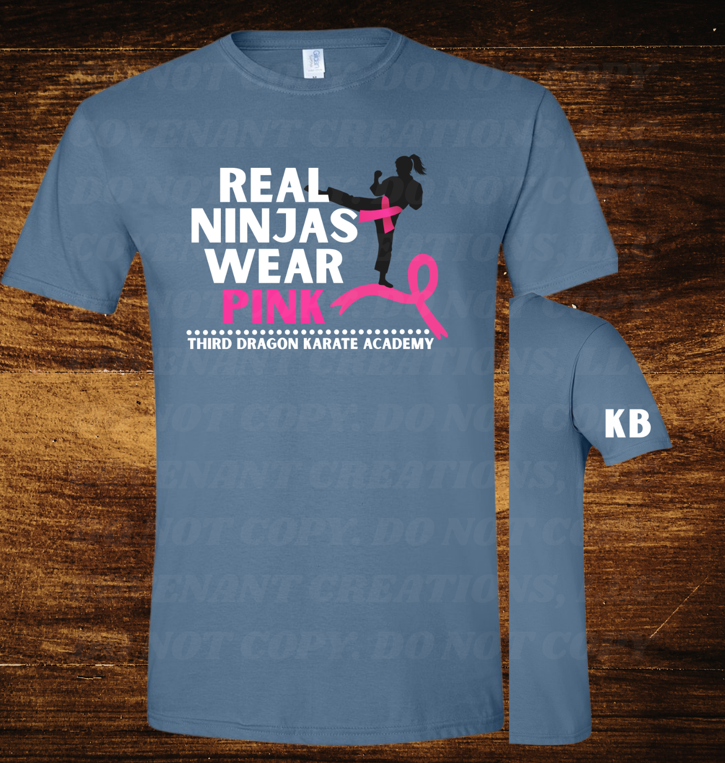 Real Ninjas Wear Pink Fundraiser Tee – TDKA