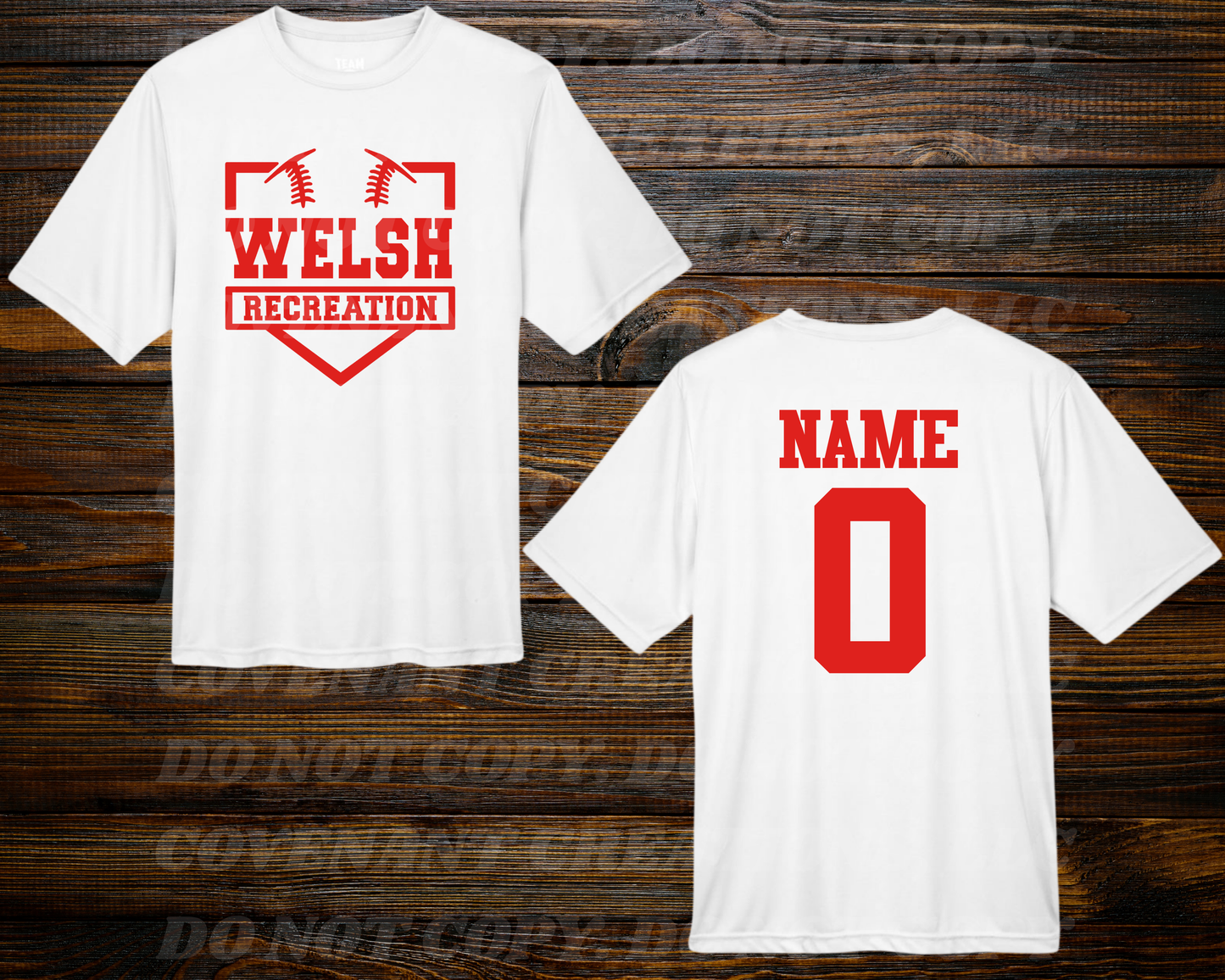 Welsh Rec Performance Shirt – Polyester