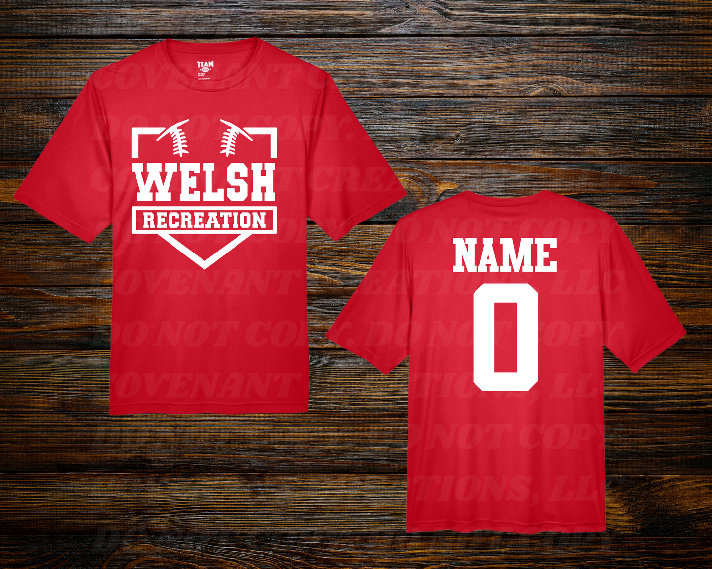 Welsh Rec Performance Shirt – Polyester