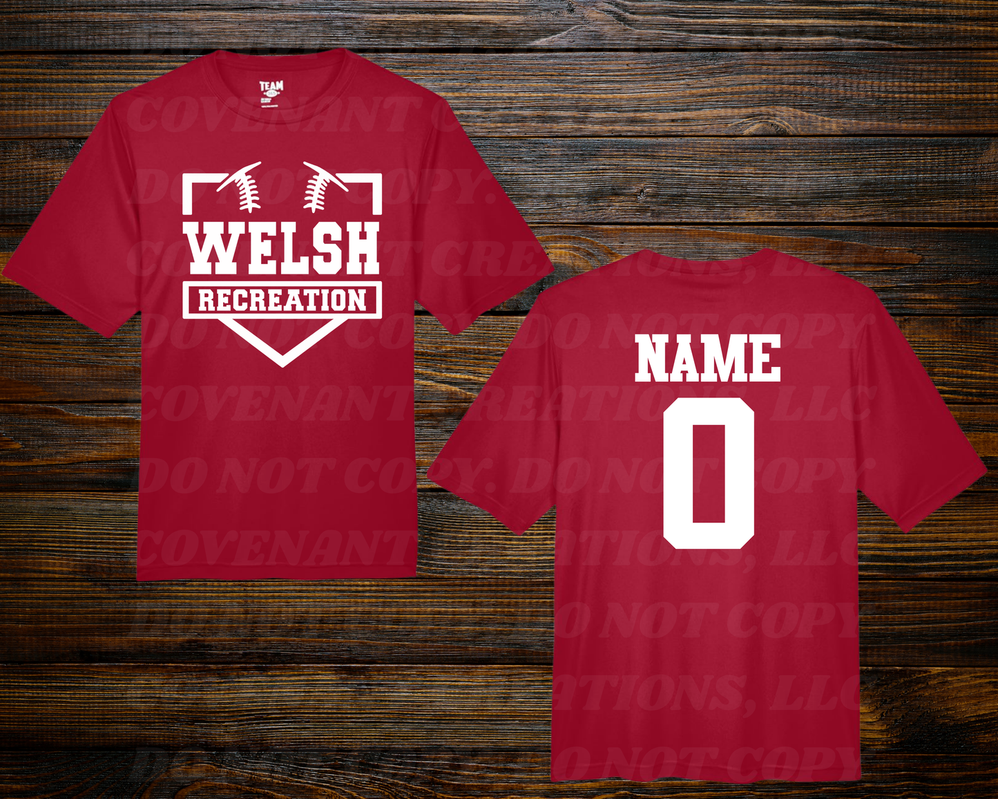 Welsh Rec Performance Shirt – Polyester