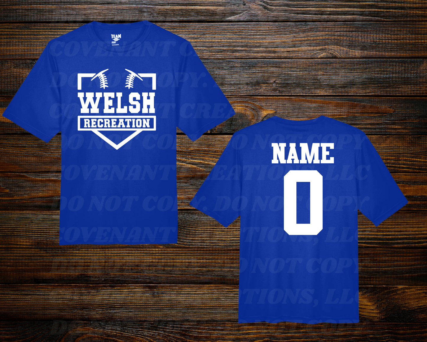 Welsh Rec Performance Shirt – Polyester