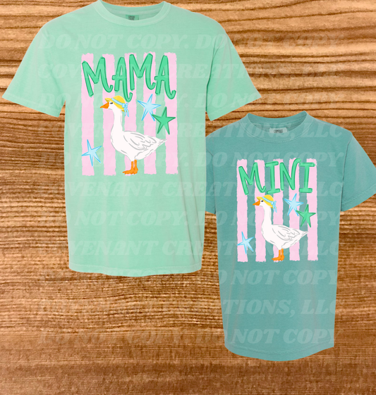 Mama Goose / Mini Goose Graphic Tee